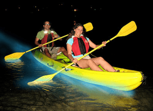 kayaking bioluminescent bay with kids puerto rico