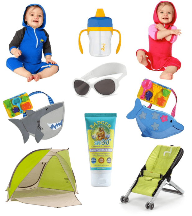 a day at the beach with baby | pint size pilot